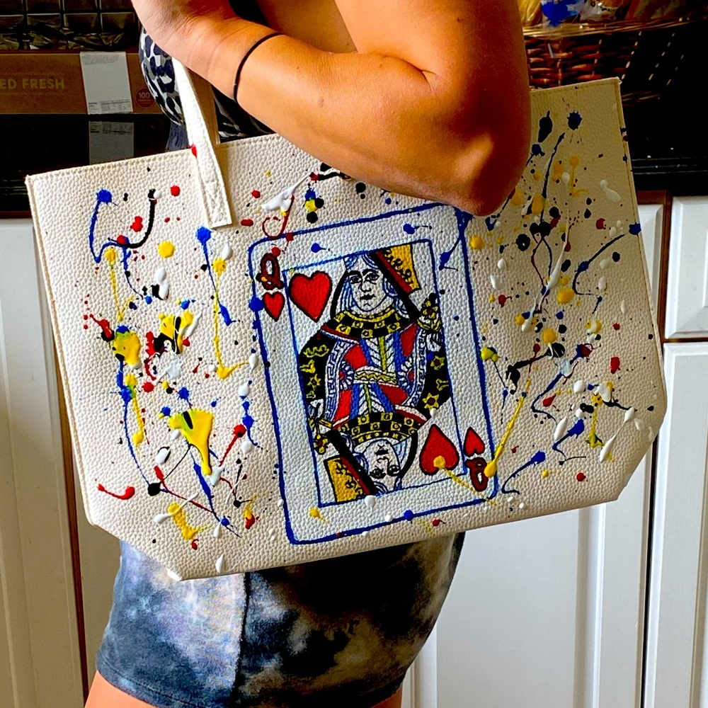 Brand new hand painted bag